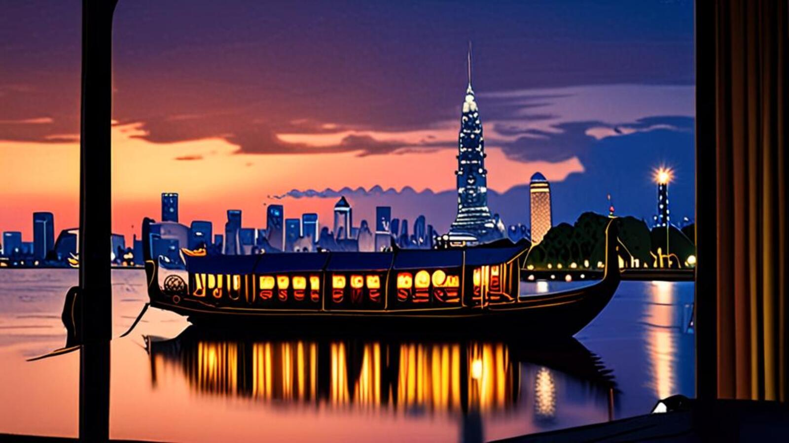 เที่ยวกรุงเทพแบบโรแมนติก: พายเรือชมวิวแม่น้ำเจ้าพระยา รับประทานอาหารไทยบนเรือ
