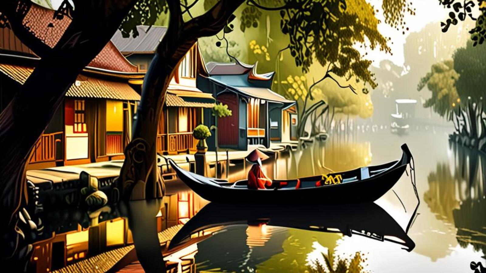เที่ยวชุมชนศิลปะซ่อนตัวในธนบุรี ชิมขนมไทยริมคลอง